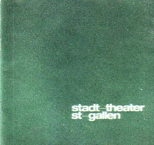 Programm zu 'Tiefland'. Heft 12   1971 / 1972. Musikdrama in einem Vorspiel und zwei Akten. Text nach A. Guimera und Rudolph Lothar. Musikalische.. 