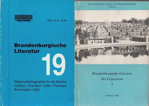 Brandenburg.   Schobeß, Joachim / Geßner, Dorothee: Brandenburgische Literatur der Gegenwart. Regionalbibliographie für die Bezirke Cottbus, Frankfurt (Oder) und Potsdam. Bis auf Teil 5.. 