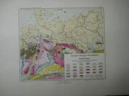 Schriel, W. (Bearb.): Geologisch - tektonische Übersichtskarte von Deutschland. 1 : 4 000 000. 
