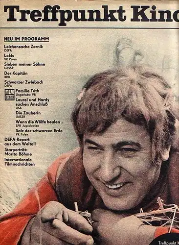 Treffpunkt Kino.   Kähler, Erika (Redaktion): Treffpunkt Kino. Das illustrierte Programm für die Filme des Monats. Herausgeber: VEB Progress Film Vertrieb. D 72. Aus.. 