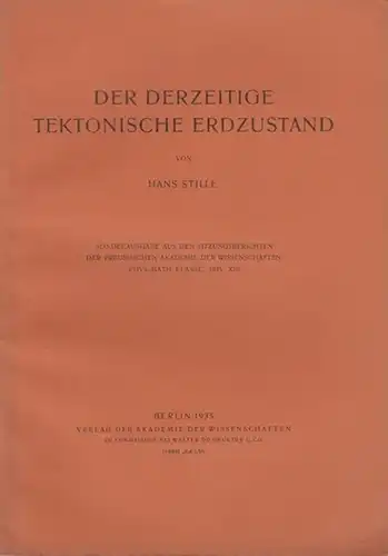 Stille, Hans: Der derzeitige tektonische Erdzustand. 