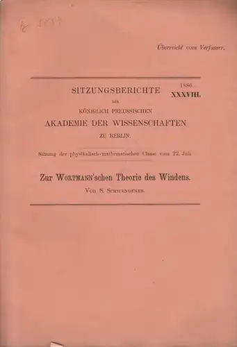 Schwendener, S: Zur Wortmann´schen Theorie des Windens. Sitzungsberichte der Königlich Preussischen Akademie der Wissenschaften zu Berlin. Band 38, 1886. 