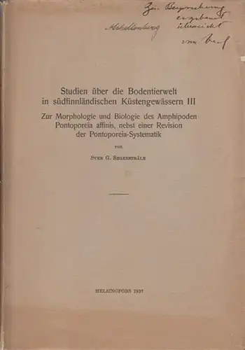 Segerstrale, Sven G: Studien über die Bodentierwelt in südfinnischen Küstengewässern III : Zur Morphologie und Biologie des Amphipoden Pontoporeia affinis, nebst einer Revision der Pontoporeia-Systematik. 