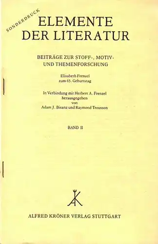 Wagener, Hans: Der Fall 'Stalingrad': Zufall, Schuld oder geschichtliche Logik? Zur Interpretation einiger deutscher Kriegsromane. Sonderdruck aus Elemente der Literatur. Beiträge zur Stoff , Motiv.. 
