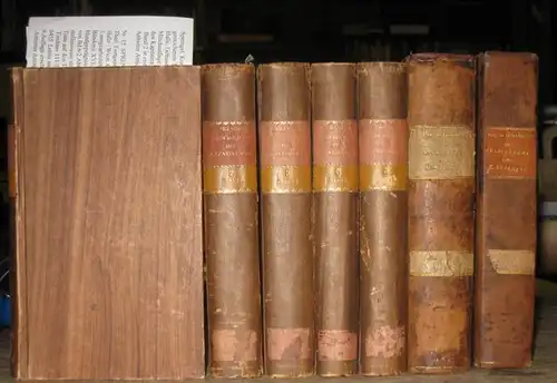 Sprengel, Kurt / Dr. Burkhard Eble: Versuch einer pragmatischen Geschichte der Arzneikunde. Enthaltend Die Geschichte der theoretischen Arzneikunde vom Jahre 1800-1825. 6 Bände in 7 Büchern [komplett]. 