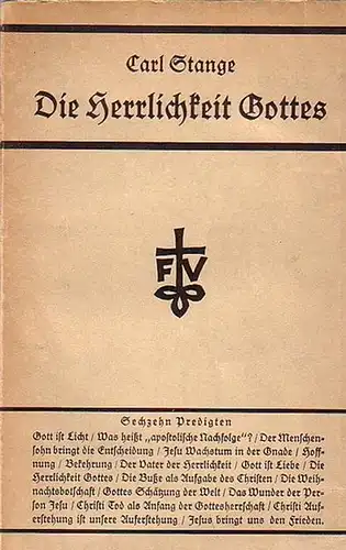 Die Herrlichkeit Gottes. Predigten
