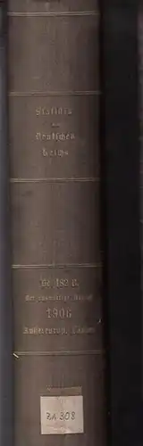 Statistik des Deutschen Reichs. / Kaiserliches Statistisches Amt: Auswärtiger Handel im Jahre 1906 - Der Verkehr mit den einzelnen Ländern im Jahre 1906 - Abschnitt B: Außereuropäische Länder, Heft XIV bis XXII und XXIV. 