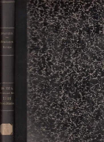 Statistik des Deutschen Reichs. / Kaiserliches Statistisches Amt: Auswärtiger Handel im Jahre 1909   Der Verkehr mit den einzelnen Ländern im Jahre 1909 unter.. 