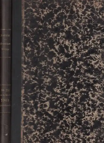 Statistik des Deutschen Reichs. / Kaiserliches Statistisches Amt: Auswärtiger Handel im Jahre 1909   Spezialhandel und Gesamteigenhandel nach Warengattungen und Ländern, Durchfuhr, Niederlage.. 