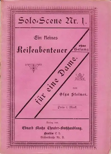 Steiner, Olga: Ein kleines Reiseabenteuer. 