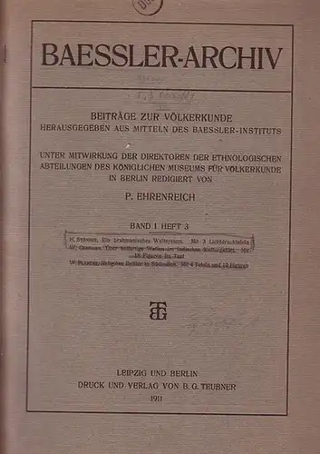 Ein brahmanisches Weltsystem. Aus: Baessler-Archiv, Band 1, Heft 3