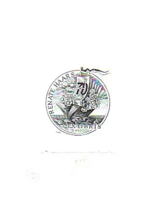 Exlibris Renate Haars 13. VII.2001