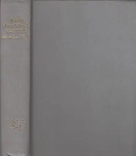 Telgarsky, Josef ; Banska, Zuzana: Katalog slovacikalnych tlaci Univerzitnej kniznice v Bratislave do roku 1918 (Provizorny suois) Zväzok 3. H-J.  separat  / Catalogus...