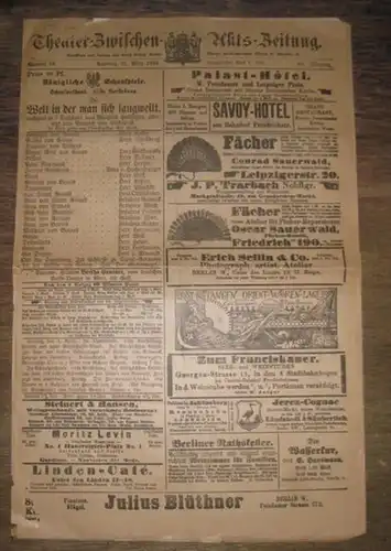 Theaterzwischenaktszeitung: Theater-Zwischen-Akts-Zeitung Jg.40, Nr.88.