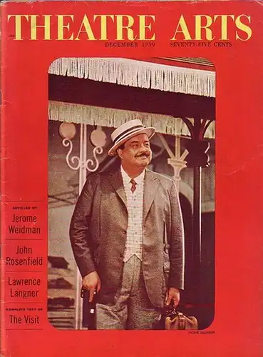 Theatre Arts   Ryan  Peter J. / Edith Bel Geddes (Pub.): / Duerrenmatt, Friedrich ( Dürrenmatt): Theatre Arts. Vol. XLIII, No.12, December 1959.. 