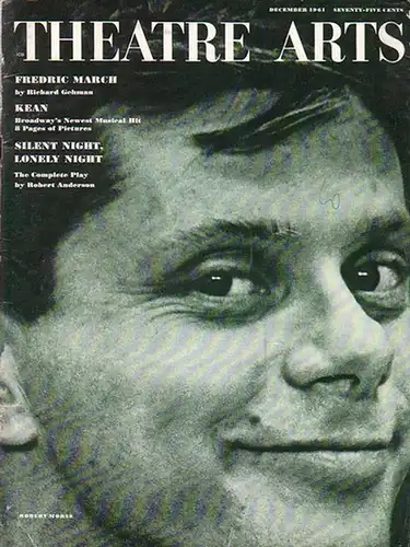 Theatre Arts.  Vol. XLV, No.12, December 1961. Contents the complete play by Robert Anderson: Silent Night, Lonely Night