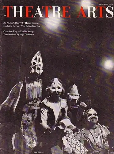 Theatre Arts - Ryan Peter J. (Pub.): Theatre Arts.  Vol. XLV, No.7, July 1961. Contents the complete play by Jay Thompson: Double Entry. 