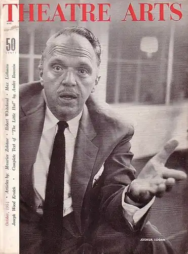 Theatre Arts combined with STAGE magazine - MacArthur (Ed.): Theatre Arts. Vol. XXXVLIII, No.10, October 1954. Contents the complete play by Andre Roussin: The little hut. 
