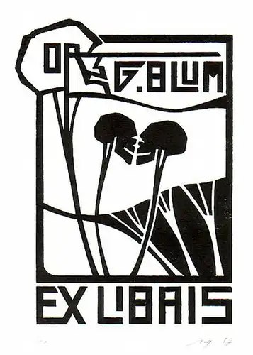 Ull, Günther: Ex Libris für Dr. G. Blum. 