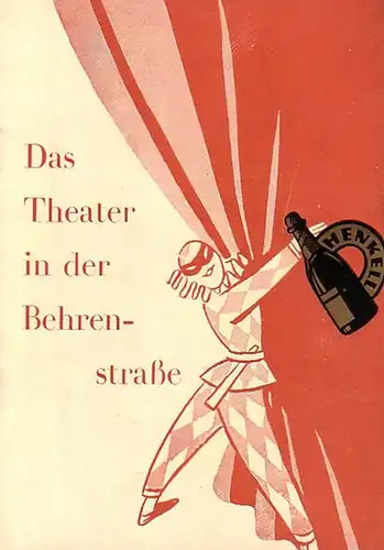 Programm Heft zu 'Hau ruck!'. Lustspiel in drei Akten. Mitwirkende: Hans Stock, Richard Senius, Curt von Möllendorff, Herta Worell, Max Schmack, Peter Cardin, Gaston Briese.. 
