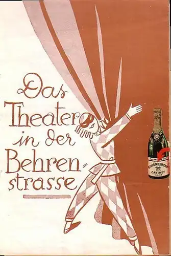Theater in der Behrenstrasse, Berlin.   Roberts, Ralph Arthur (Direktion).   Vulpius, Paul.   Regie: Eugen Burg / Bühnenbild: Paul Petersilge /.. 