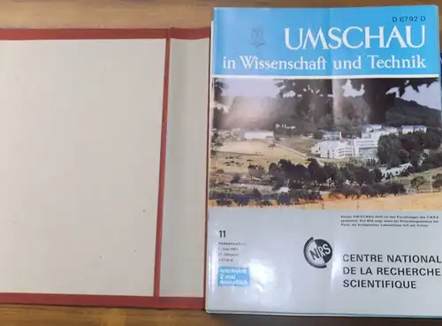 Umschau, Die. - Bechhold, J.H. / Haase, Günter - Blanke, Edith - Schultze, Hermann (Schriftleitung): Die Umschau. Wochenschrift über die Fortschritte in Wissenschaft und Technik...
