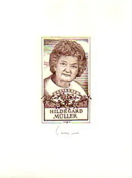 Exlibris Hildegard Müller