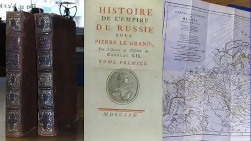 Voltaire, F. M. A. de: Histoire de l'empire de Russie sous Pierre le Grand. Tome premier e second. 