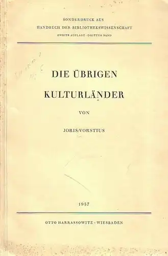 Vorstius, Joris: Die übrigen Kulturländer. 