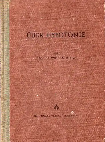 Weitz, Wilhelm: Über Hypotonie. 