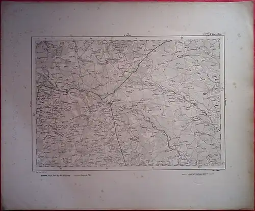 Chorzellen (Chorzele).   Reymann, Daniel Gottlob: Chorzellen (Chorshele). Reymann´s topographische Special Karte von Mitteleuropa, Sektion Q, Segment   Nr. auf der Übersichtskarte: 202.. 