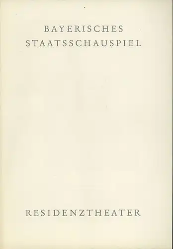 Nestroy, Johann: Programmheft zu: 'Das Mädl aus der Vorstadt oder Ehrlich währt am längsten'. Posse mit Gesang in drei Aufzügen. Musik: Mark Lothar. Inszenierung: Kurt.. 