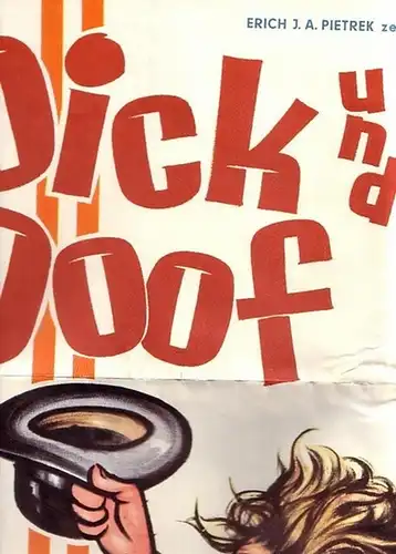 Laurel, Stan und Oliver Hardy: Filmplakat zu 'Dick und Doof'. Superschau des Lachens. Erich J. A. Pietrek zeigt den Film, Nordwestdeutscher Unitas Filmverleih GMBH. 