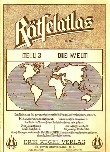 Bobzin, W: Rätselatlas. Teil 3: Die Welt. 