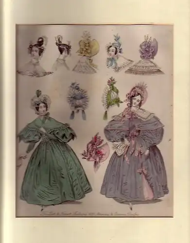 Fashion. - Mode: The Last & Newest Fashions 1835. Morning & Evening Dresses. 