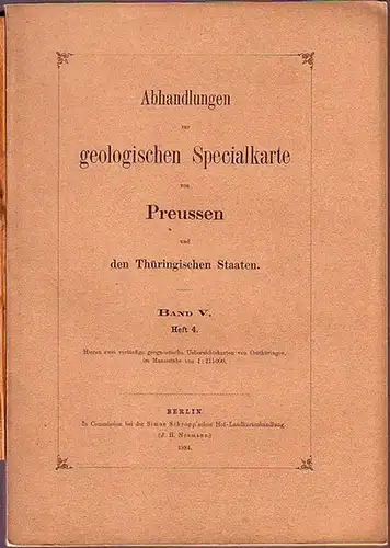Liebe, K. Th: Uebersicht über den Schichtenaufbau Ostthüringens (= Abhandlungen zur geologischen Specialkarte von Preussen und den Thüringischen Staaten). Herausgegeben von der Königlich Preussischen geologischen Landesanstalt, Band 5, Heft 4.