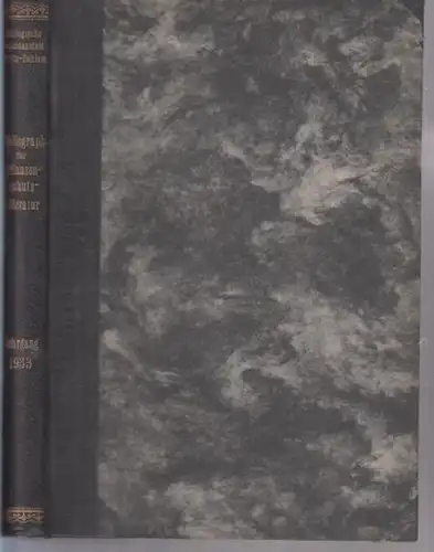 Pflanzenschutz. - Morstatt, H. (Bearb.): Bibliographie der Pflanzenschutzliteratur. Das Jahr 1933. Biologische Reichsanstalt für Land- und Forstwirtschaft in Berlin-Dahlem. 