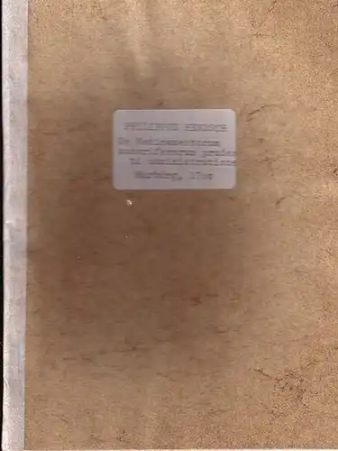 Hendsch, Philippus: Disputatio Inauguralis Medica de Medicamentorum Sudoriferorum Prudenti Administratione ex decreto Facultatis medicae  in Alma Wilhelmina. [Dissertation über schweißtreibende Mittel und deren Anwendung,  in lat. Sprache.]. 