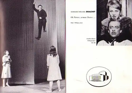 Heft 120 "Die heilige Johanna" , Heft 128 "Oh Vater, armer Vater, Mutter hing dich in den Schrank, und ich bin ganz krank" , Heft 131 "Tartüff" , Heft 133 "Torquato Tasso". Programmhefte Schillertheater Berlin Spielzeit  1961-1963. Konvolut mit 4 Heften