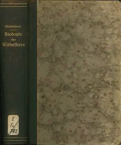 Hilzheimer, Dr. M. / O. Haempel: Handbuch der Biologie der Wirbeltiere. 