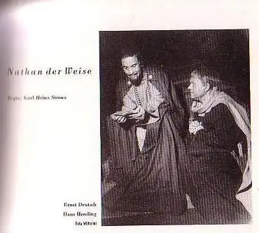 Heft 46 "Nathan der Weise", Heft 48 "Die Kinder". Programmhefte Schillertheater Berlin Spielzeit  1955/1956. Konvolut mit 2 Heften