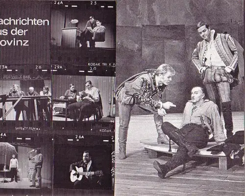 Heft 183 "Der Bürger als Edelmann" , Heft 188 "Dantons Tod" , Heft 189 DEUTSCHE ERSTAUFFÜHRUNG "Rosenkranz und Güldenstern sind tot" , Heft 190 URAUFFÜHRUNG.. 
