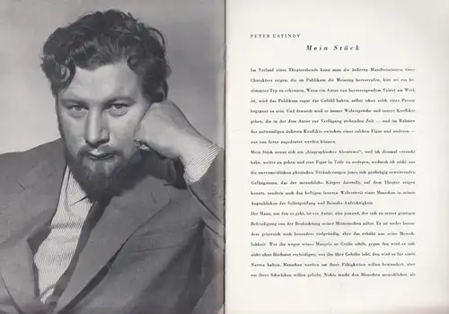 Schlossparktheater Berlin.   Boleslaw Barlog (Intendanz).   Ustinov, Peter: Endspurt. Spielzeit  1962 / 1963. Heft 108. Inszenierung: Harry Meyen. Mit u. a.:..