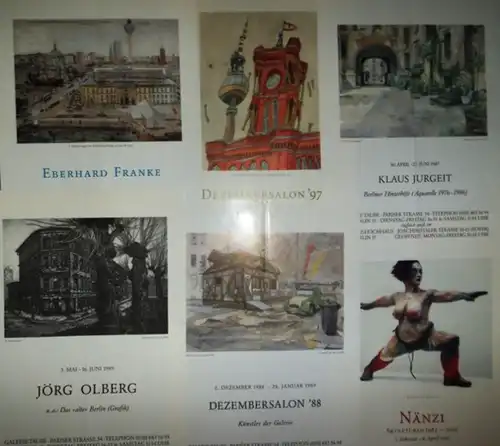 Galerie Taube in Berlin.   Pavel Chmelnizkij.   Volker Schultheis.   Helmut Otto.   Wladimir Krawtschenko.   Klaus Jurgeit.. 