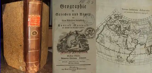 Mannert, Konrad (Bearb.): Geographie der Griechen und Römer aus ihren Schriften dargestellt. Allgemeine Einleitung. Hispanien. Mit zwey Kärtchen. ( = Geographie der Griechen und Römer.. 