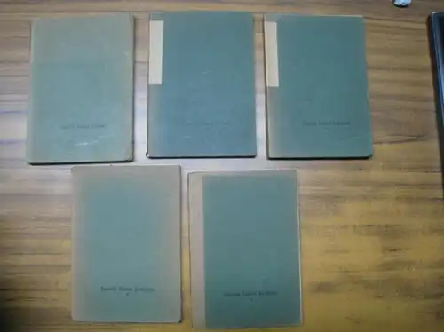 Kochhann, Heinrich Eduard (1805 1890).   Albert Kochhann (Herausgeber): Lebenserinnerungen komplett in 5 Bänden: 1) Im Vaterhause. 2) Zeitbilder aus den Jahren 1830.. 