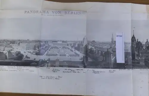 BerlinArchiv herausgegeben von Hans Werner Klünner und Helmut Börsch Supan.   gezeichnet von W. Loeillot, gestichen von Salathe.   George Gropius: Panorama von.. 