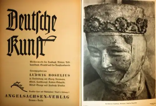 Roselius, Ludwig ; Biermann, Georg ; Hanfstaengl, Eberh. ; Schmidt, Robert ; Stange, Alfred ; Winkler, Friedrich (Hrsg.): Deutsche Kunst. Meisterwerke der Baukunst, Malerei, Bildhauerkunst, Graphik und des Kunsthandwerks. Band II Lieferung 1-12. 