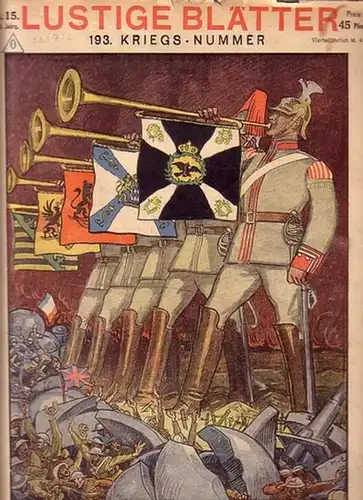 Lustige Blätter. - Gustav Hochstetter (Schriftleitung): Lustige Blätter. 193. Kriegsnummer, Jahrgang XXXIII, No. 15, 28. März 1918. 