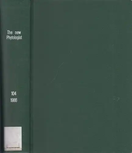 Tansley, Arthur (Founded in 1902). - Ayres, P.G. / Briggs, D. / Dale, J.E. / Duckett, J.G. / Lewis, D.H. / Mansfield, T.A. / Stribley, D. P. / Syrett, P.J. / West, R. G. / Yeoman, M.M. (Editors) // C.J. Pollock / K.R. Hirons and K.J. Edwards / R.E. Randal